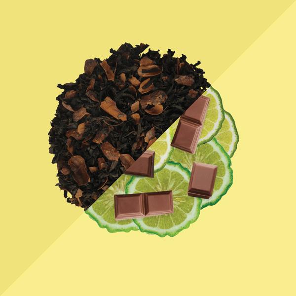 Chocolate Tea with Bergamot (100 G), Chocolate Earl Gray Tea, Tea Trunk