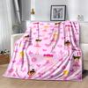 Dreamy Ballerina Flannel Blanket - Soft and Comfortable, Suitable for Sofas, Beds, Offices, Travel, and All Seasons, Making It A Perfect Holiday Gift.