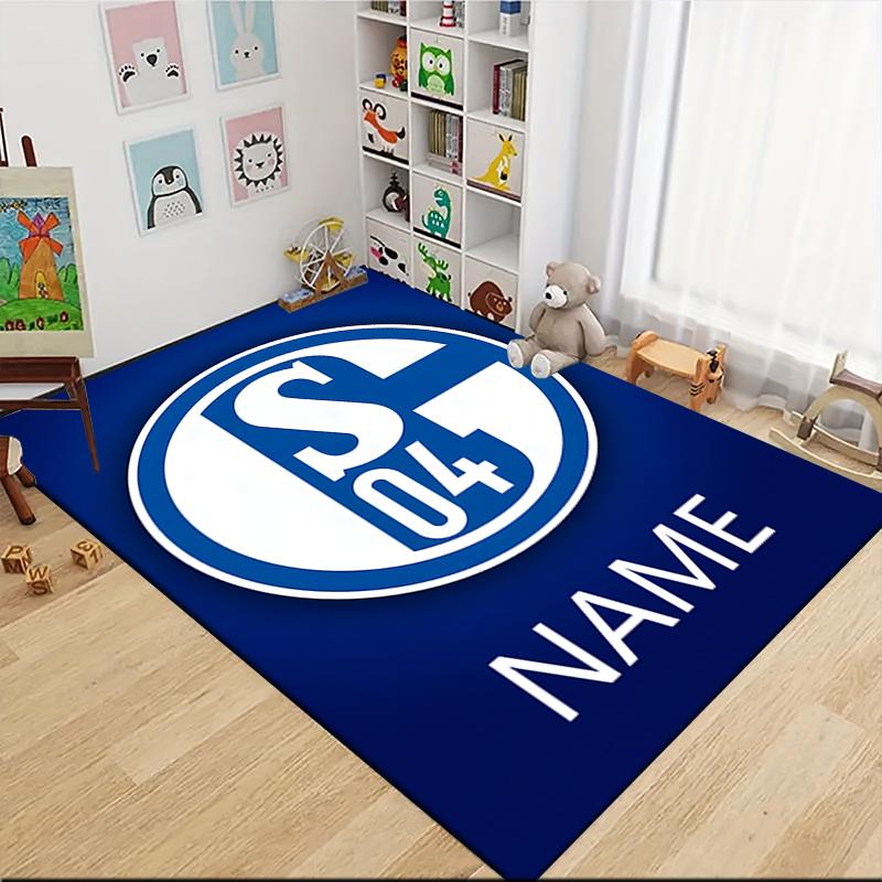 Custom Name Juventus Crest Carpet Rug Customizable Soft Washable Anti-Slip Home Living Room Sofa Mats Personalized Rug. 0909229