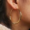 RUI RUI YU 1 Pair Of Men And Women Earrings Alloy Exaggerated Big Circle Earrings Set