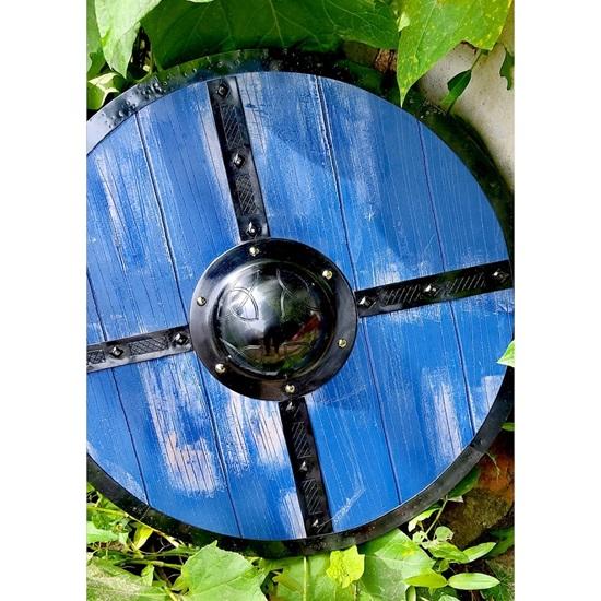 60,96 см Средневековый щит викингов, деревянный щит, щит Вальхаллы с изображением ворона, копия щита викингов, щит средневекового воина