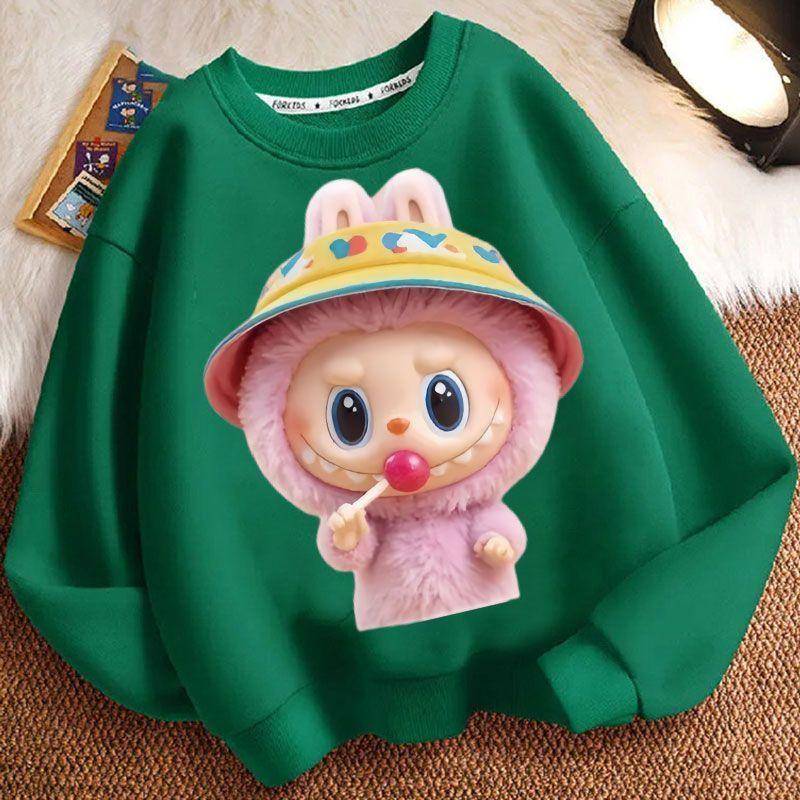 Детские модные и милые толстовки, повседневные толстовки с длинным рукавом для мальчиков и девочек на весну и осень