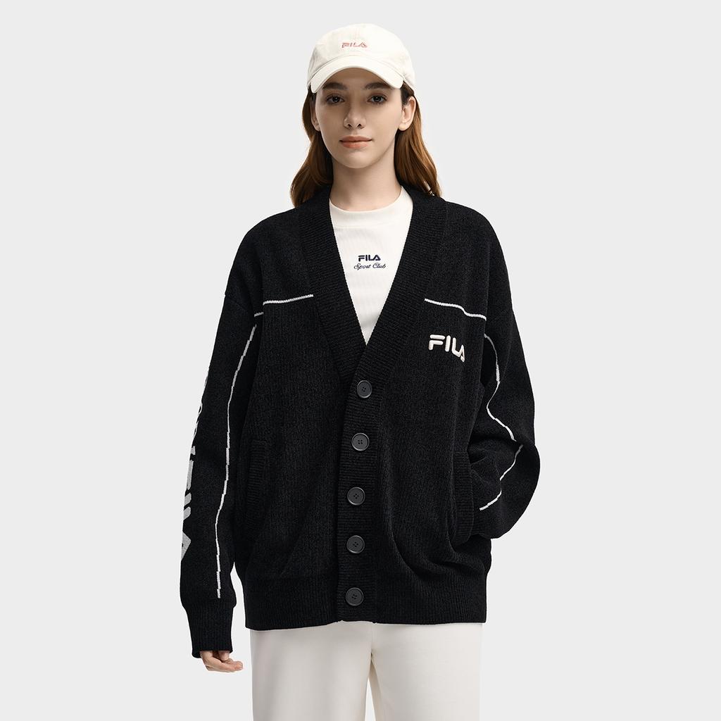 Fila ORIGINALE Вязаный трикотаж Унисекс Правильный F51U549506FBK