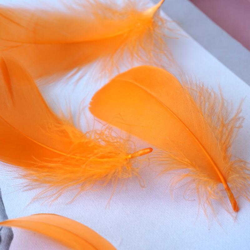 Natural Goose Feathers Plumes 4-8cm 8-12cm Swan Feather Plume for Home Decoration Craft DIY Wedding Jewelry Accessories 100pc