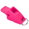 Referee Dolphin Whistle Sturdy Durable Resounding Crisp Portable Sound Whistle for CompetitionsRose Red