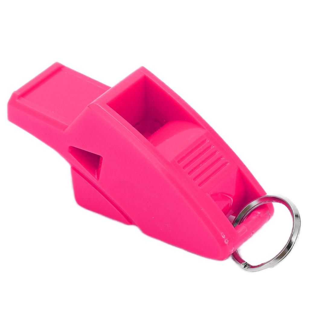 Referee Dolphin Whistle Sturdy Durable Resounding Crisp Portable Sound Whistle for CompetitionsRose Red