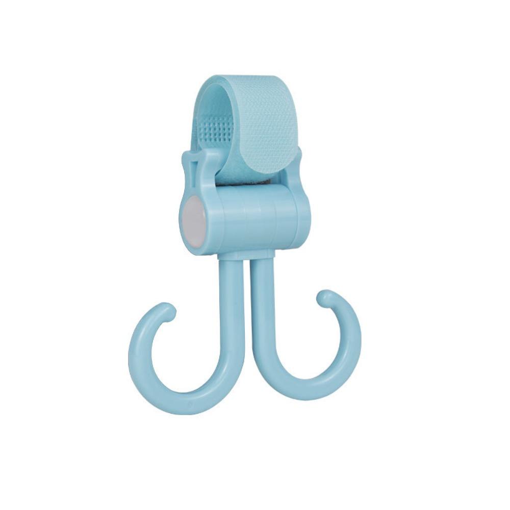 Electric Double Hook 360 Rotatable Stroller Hook New Clasp Loop Hanging Buckle Baby Stroller