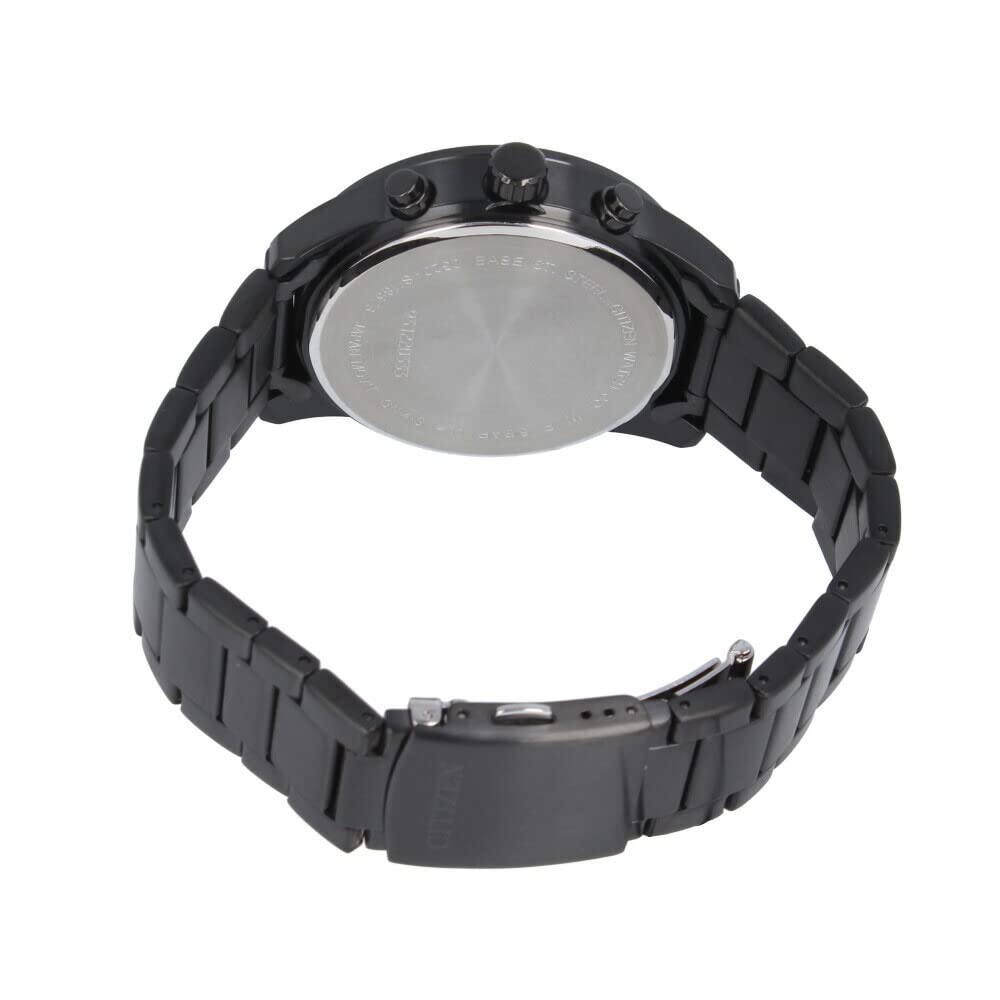 CITIZEN Citizen Watch кварцевый аналоговый хронограф из нержавеющей стали, металл, черный, красный, мужские AN8167-53X [Товар]