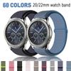 20mm/22mm Huawei Watch GT-2-2e-pro Strap for Samsung Gear S3 Frontier Nylon Bracelet Galaxy Watch 3 45mm/46mm/42mm/active 2 Band