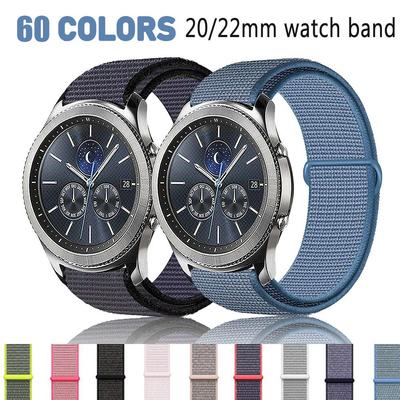 20 мм/22 мм Huawei Watch GT-2-2e-pro ремешок для Samsung Gear S3 Frontier нейлоновый браслет Galaxy Watch 3 45 мм/46 мм/42 мм/активный 2 Band