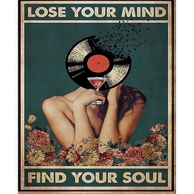 Панк Черный Кот Холст Картина Ретро Интересно Психического Здоровья Ванная Комната Гостиная Украшения Картина Настенное Искусство Домашний Декор