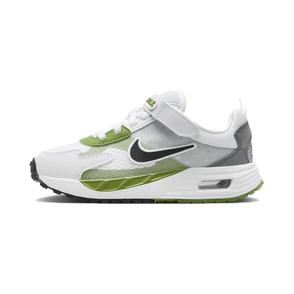 Nike Air Max Solo Удобные и дышащие Износостойкие и легкие Низкие детские кроссовки для бега Белые с зеленым FZ0944-100