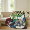 Anime K-Keroro G-Gunsou Blanket Warm Soft Suitable For Bedroom Sofa Bed Living Room Office Travel Camping Gifts