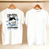 Unisex Graffiti Black Cat Happiness Japanese Kanji Graphic Short Sleeve TShirt Retro Doodle Style Neko Cotton Harajuku Casual Tees