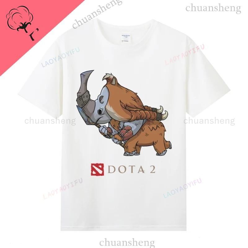Игровая футболка Dota2 Футболка с принтом героя игры Топ Shadow Fiend Pudge Axe Slardar Sven Wraith King Cent Phoenix Унисекс Одежда