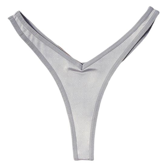 Women Thong Panties Thin Low Waist Seamless Solid Color Good Breathability Lady Underpants