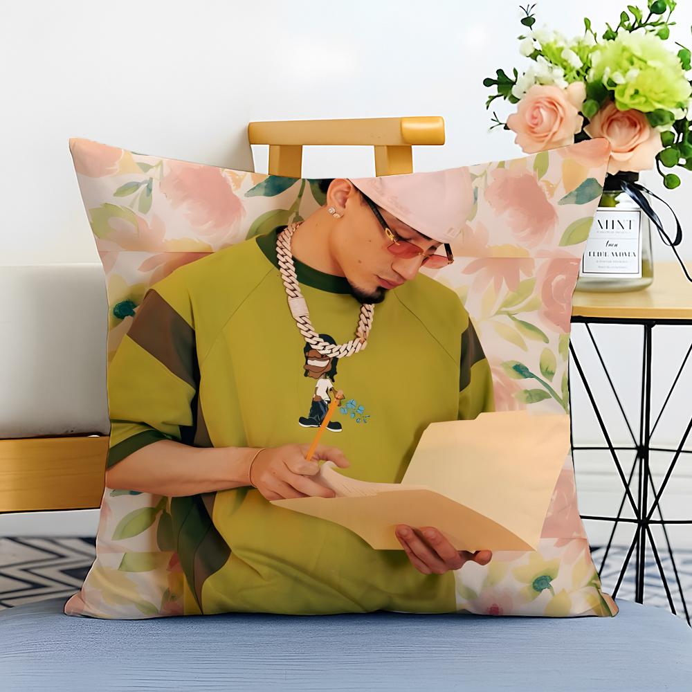 OOmar Courtz Cushion Cover Washable Linen Pillowcase Soft for Sofa Bed Cozy Home Room Decor