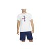 Dri-Fit Logo Print Crew Neck Short Sleeve T-Shirt Men Tops White CK0455-100