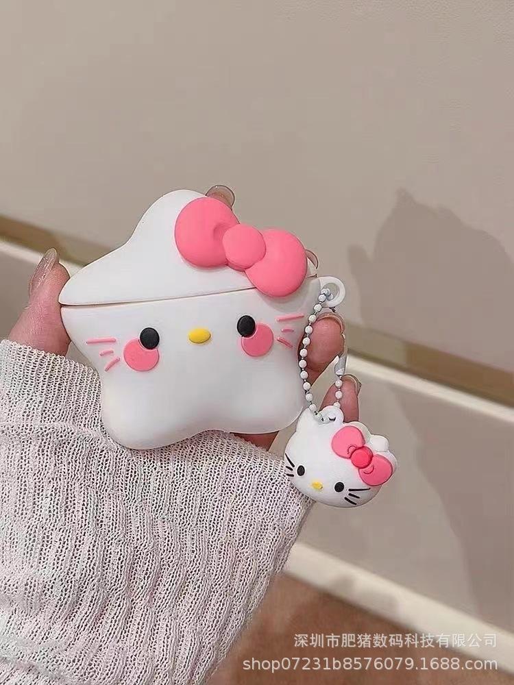 Hug easy bear for AirPods 1 generation bluetooth headset case apple 1/1/1 generation cartoon silicone protective case