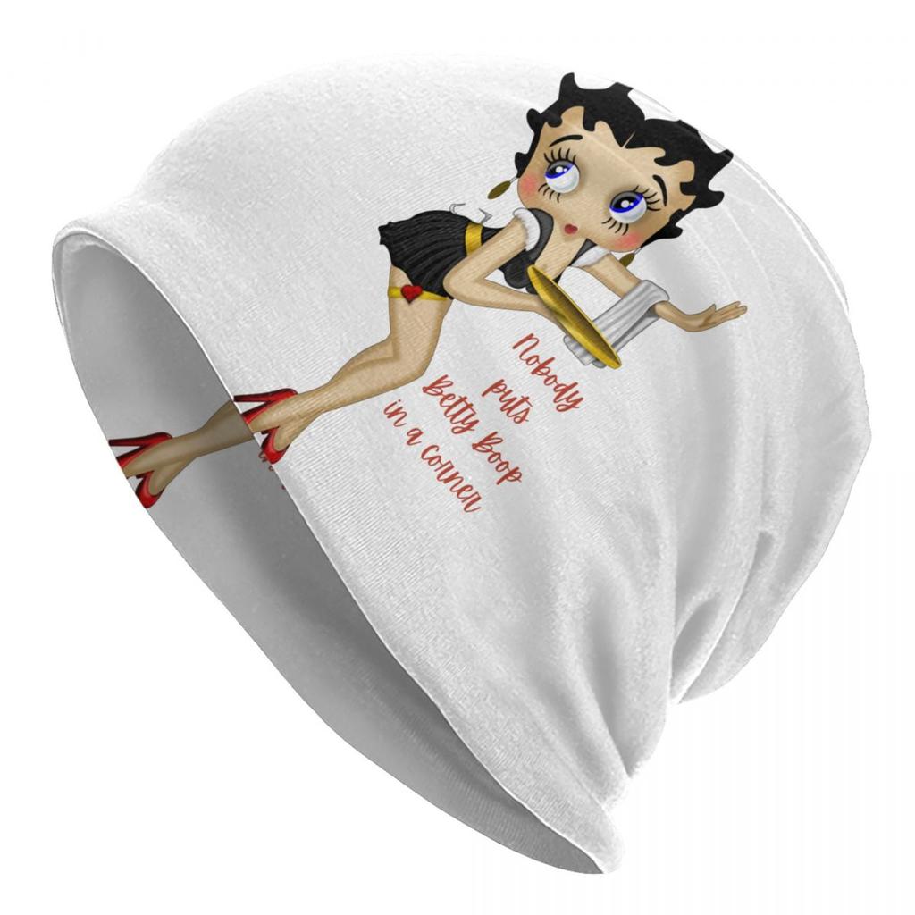 Женская забавная винтажная шапка с графическим принтом Bettys Skullies, 2022, зимняя шапка-бини Mrs Boop