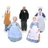 1:12 Dollhouse Miniature Porcelain Dolls Model Little Beautiful Victorian Servant Lady Nurse Helper Girl Boy