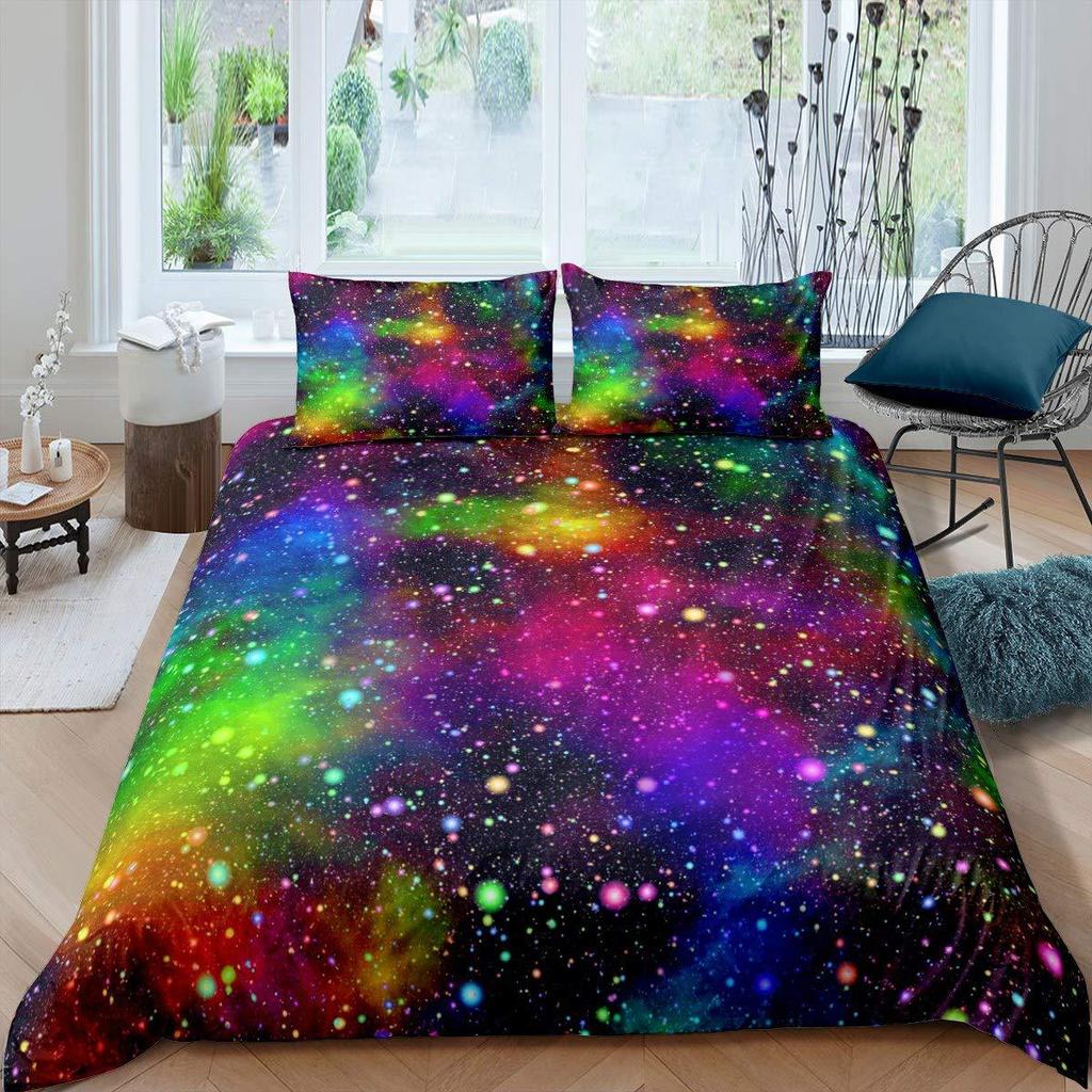 Комплект постельного белья Cosmic Galaxy, комплект из трех предметов «Сияющие звезды», «Звездное небо», комплект из трех предметов «Галактика»