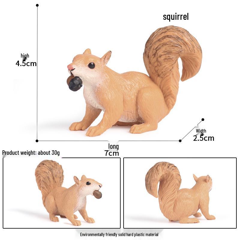 Children's Cognitive Rodent Simulation Toy: Chipmunk, Marmot, Squirrel, Guinea Pig Models