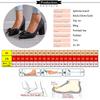 Fashion Aphixta New Appliques 7cm Square Heel Shoes Women Pumps Bling Butterfly-knot Flowers Officile Pointed Toe Super Big Size 49 50