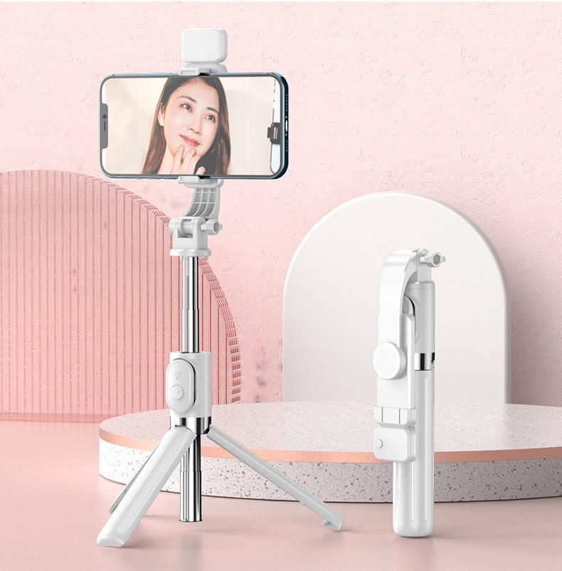 Универсальный Bluetooth-селфи-палка-штатив с пультом дистанционного управления для прямых трансляций и путешествий