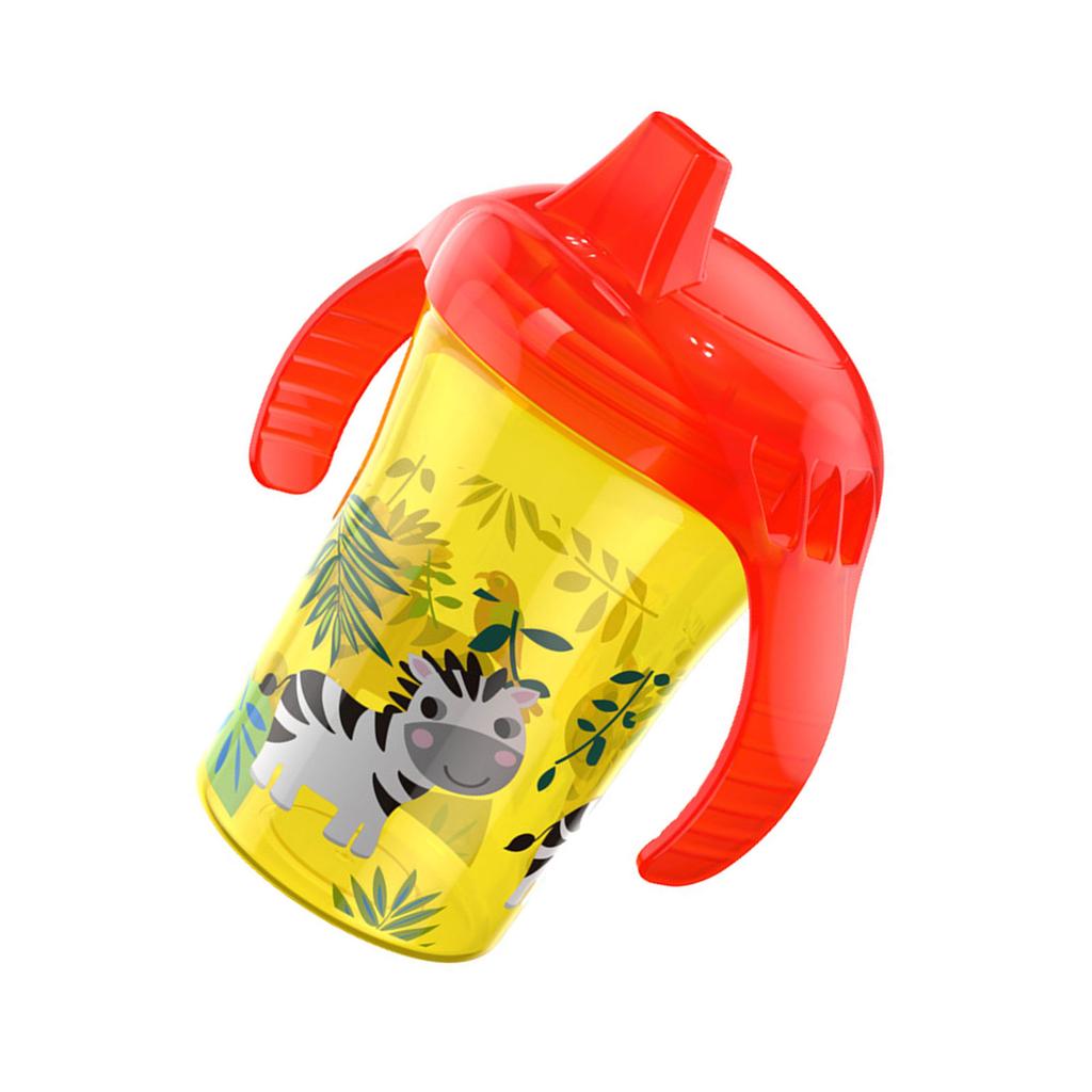 Super Spout Grip N' Sip Cup Two Handle No Spill Water Cup 260ml 8.8Ounce Sippy Cup Straw Learner Cup for Kid Toddlers
