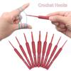 1 набор/9 шт. Новые нескользящие спицы для вязания сделай сам, инструменты для рукоделия, крючки для вязания, плетение пряжи