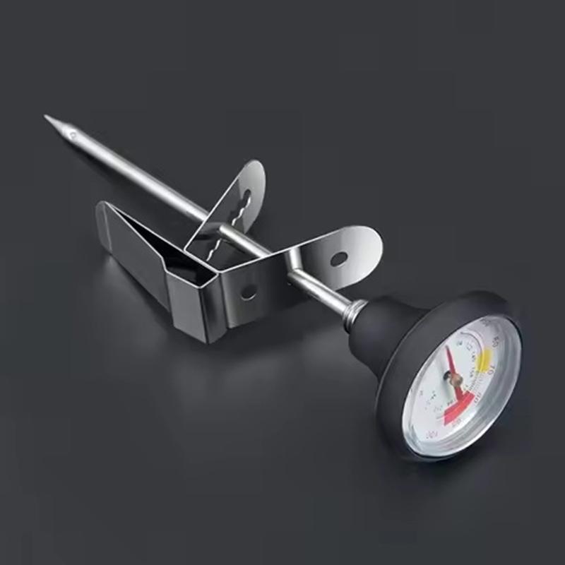 Термометр для вспенивания молока из нержавеющей стали, монитор температуры 0℃~100℃/32℉~212℉ для кофе, молочной пены, шоколада, капучино, продуктов