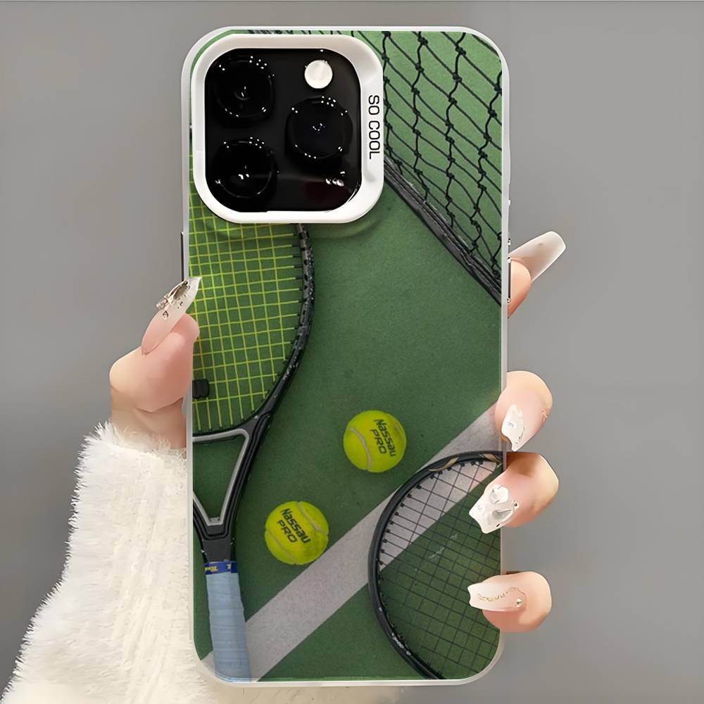 Спортивный чехол для телефона с теннисом Чехол для телефона для iPhone 14 16 15 11 12 13 Pro Max Mini Plus Ударопрочный чехол