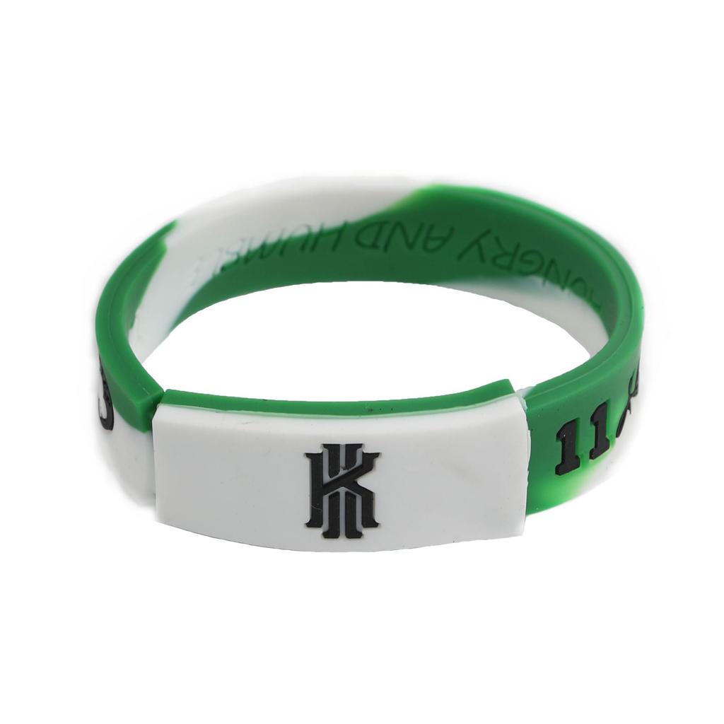 NBA Luminous Silicone Bracelet: Curry, Durant, James, Irving Edition, 20cm Snap Closure.