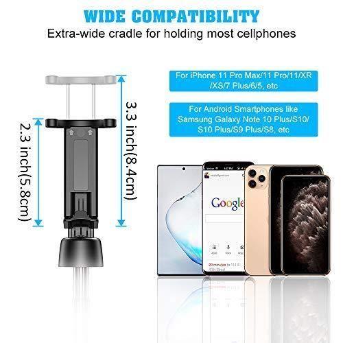 Perche Selfie 3 en 1 - Bovon - Mini Trépied Aluminium - Télécommande Bluetooth - Smartphone Compatible