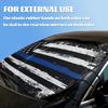 American Flag Windshield Sunshades, UV Protection, Blocks Sunlight, Fits Most Sedans & SUVs, 59" L X 31.5" W