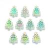 10pcs Christmas Series Acrylic Beads Santa Bell Christmas Socks Loose Beads For DIY Handmade Charm Bracelet Earring Jewelry Gift