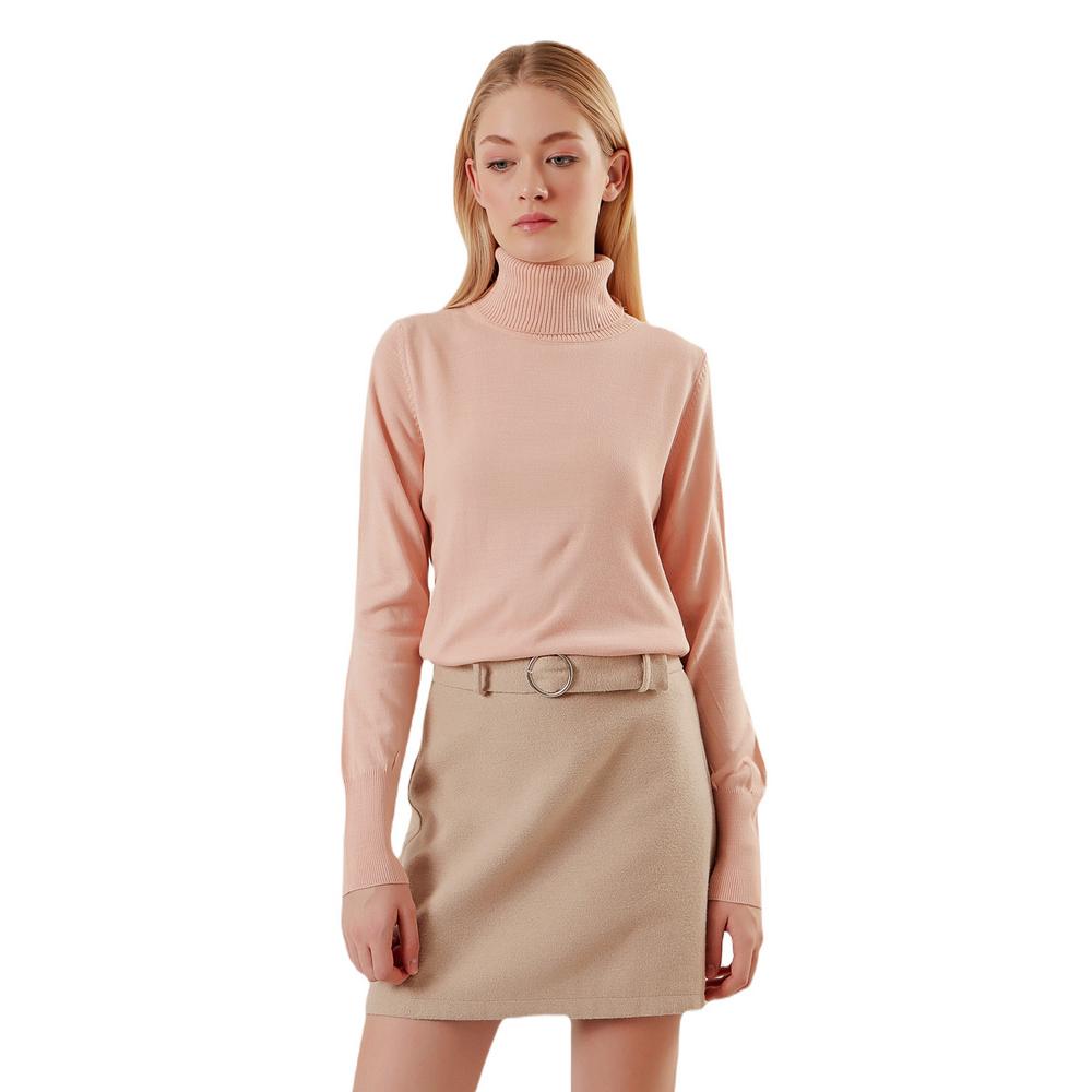 Fierte Женский свитер Bgdt47000 Водолазка Трикотаж