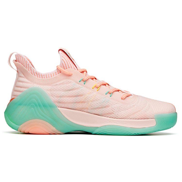 Anta KT6 Low 'Flamingo' Thompson Текстиль, Синтетическая кожа Амортизация Нескользящая Износостойкая Дышащая 112121102-6