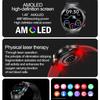 Smart Watch E800 Men 1.49" Amoled Screen ECG Laser Therapy Health Monitor SOS Bluetooth Call Sports Fitness Tracker Smartwatch
