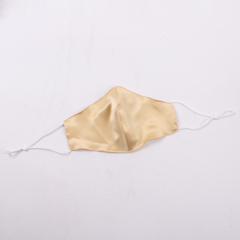 "19 Momme 100% шелковица пылезащитная дышащая маска"