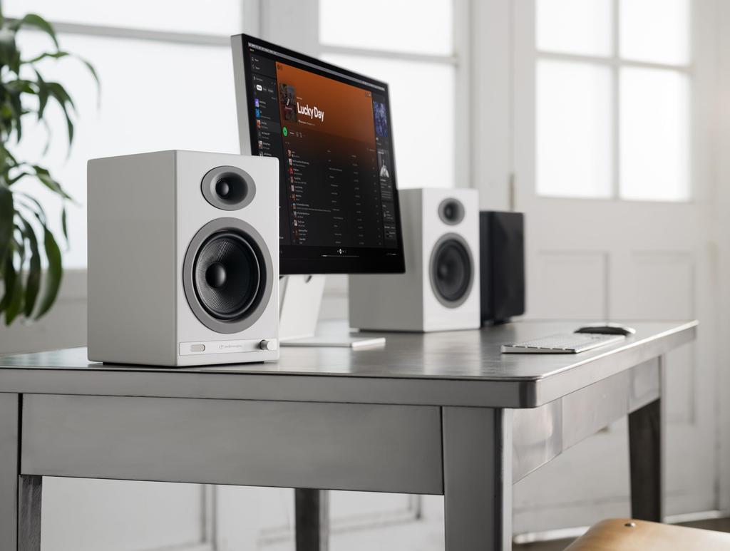 Audioengine Audioengine HD5 Беспроводная активная акустическая система l домашняя музыкальная система Bluetooth aptX HD ЦАП усилитель l AUX оптический цифровой SPDIF RCA сабвуфер