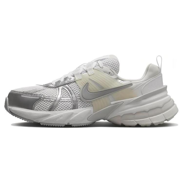Nike V2K Run Устойчивые к истиранию Дышащие Низкие Беговые Кроссовки Женские Розово-Серебристые FD0736-104(Команда6-)