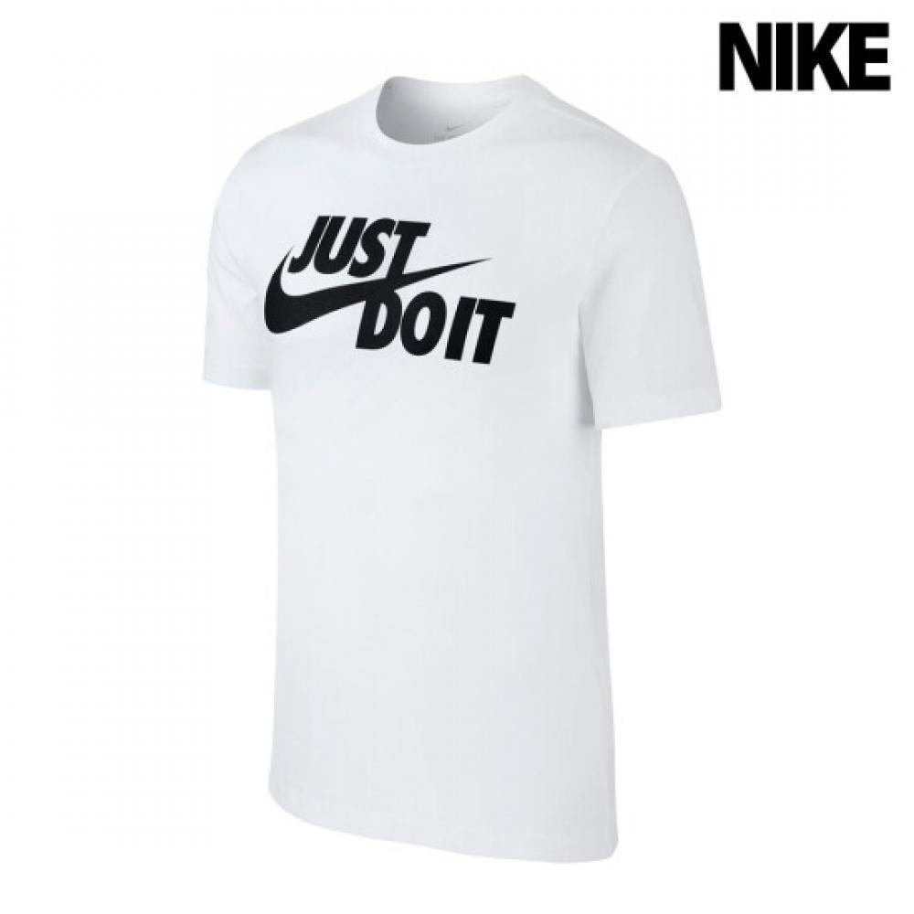 Nike Men S juST Do IT SwooSh ShorT Sleeve T ShirT Ar5006 100