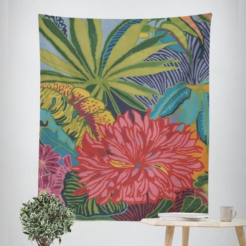 Декоративный гобелен с рисунком подсолнуха, украшение для дома, офис, гостиная, гобелен