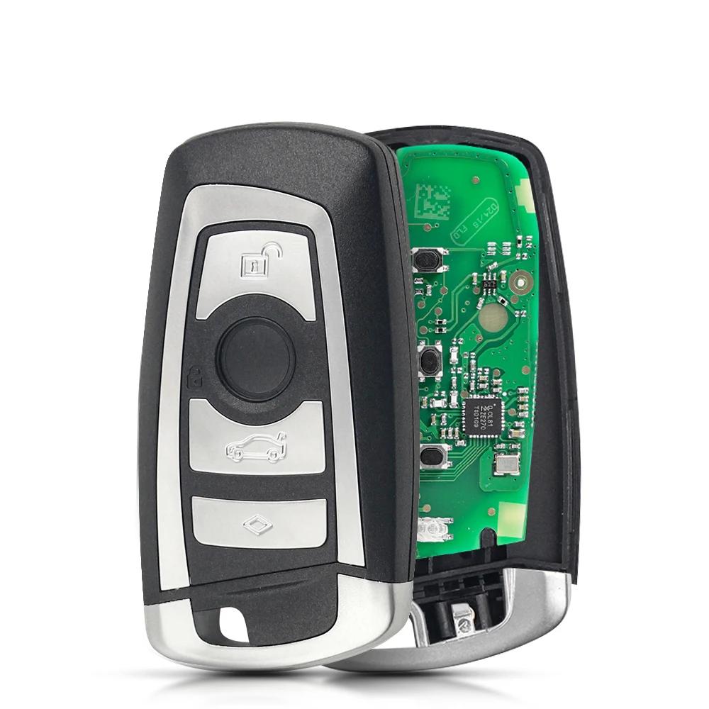 KEYYOU New 3/4 Buttons Remote Key Fob For BMW 5 7 F Series FEM / BDC,CAS4,CAS4+ 2012-2017 YGOHUF5662 YGOHUF5767 315/433/868Mhz
