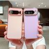 Роскошный однотонный глянцевый мягкий чехол TPU для Google Pixel 9 Pro XL 8 Pro 7A, ультратонкое покрытие, защита линз, противоударный глянцевый чехол для телефона