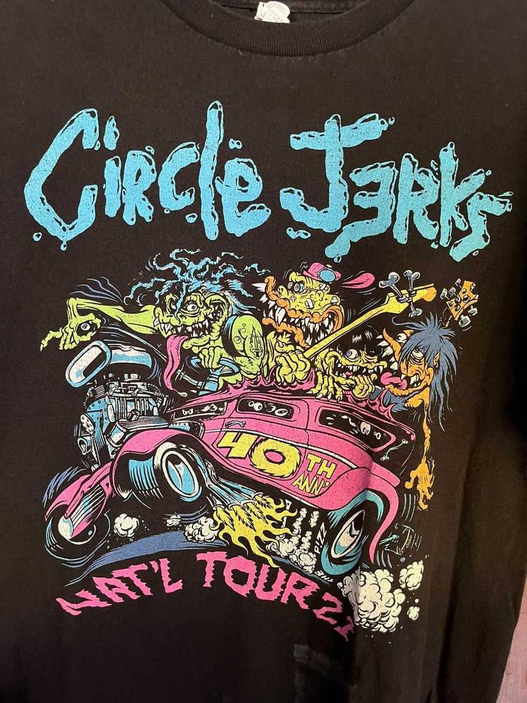 40th Anniv Circle Jerks Tour 2021 tee tshirt 2 sided Rare Reprint PA7389 Unisex T-Shirt