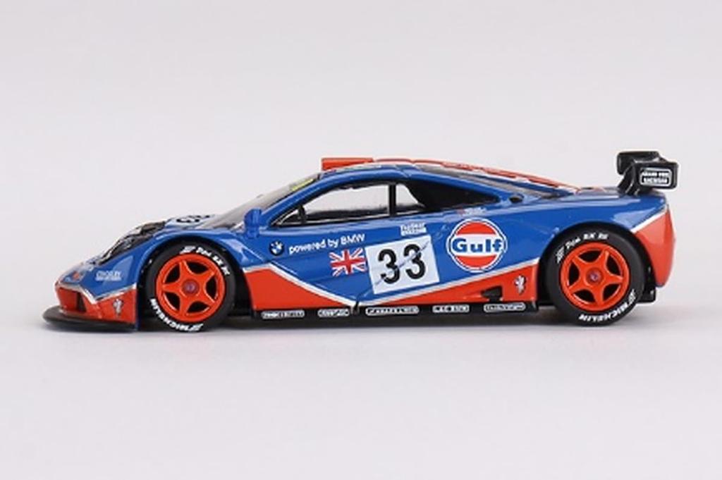 MINI GT масштаб 1/64 McLaren F1 GTR 24 часа Ле-Мана 1996 #33 Готовая модель