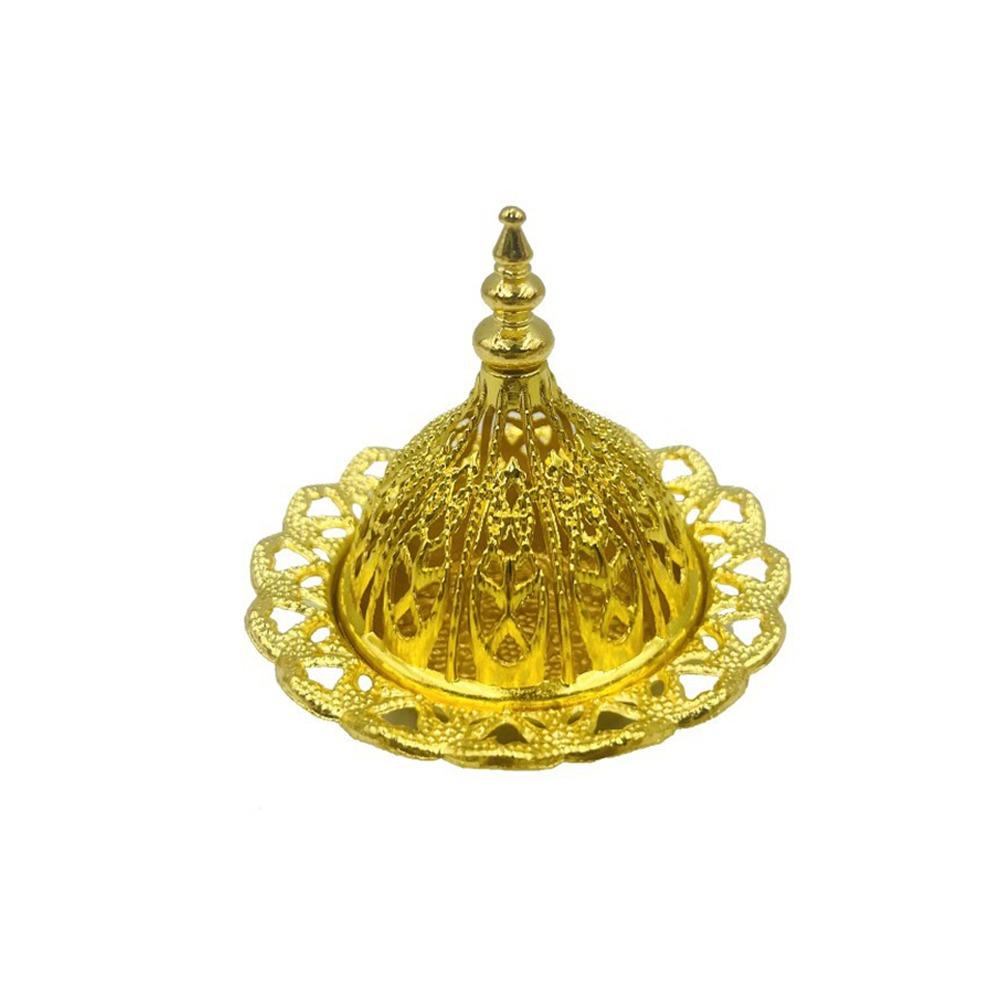 Gold Mini Censer Holder Zinc Zinc Alloy Aromatherapy Burner Creative Metal Incense Burner  Middle East